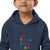 Go Your Own Way - Multicoloured Premium Embroidered Kids Organic hoodie