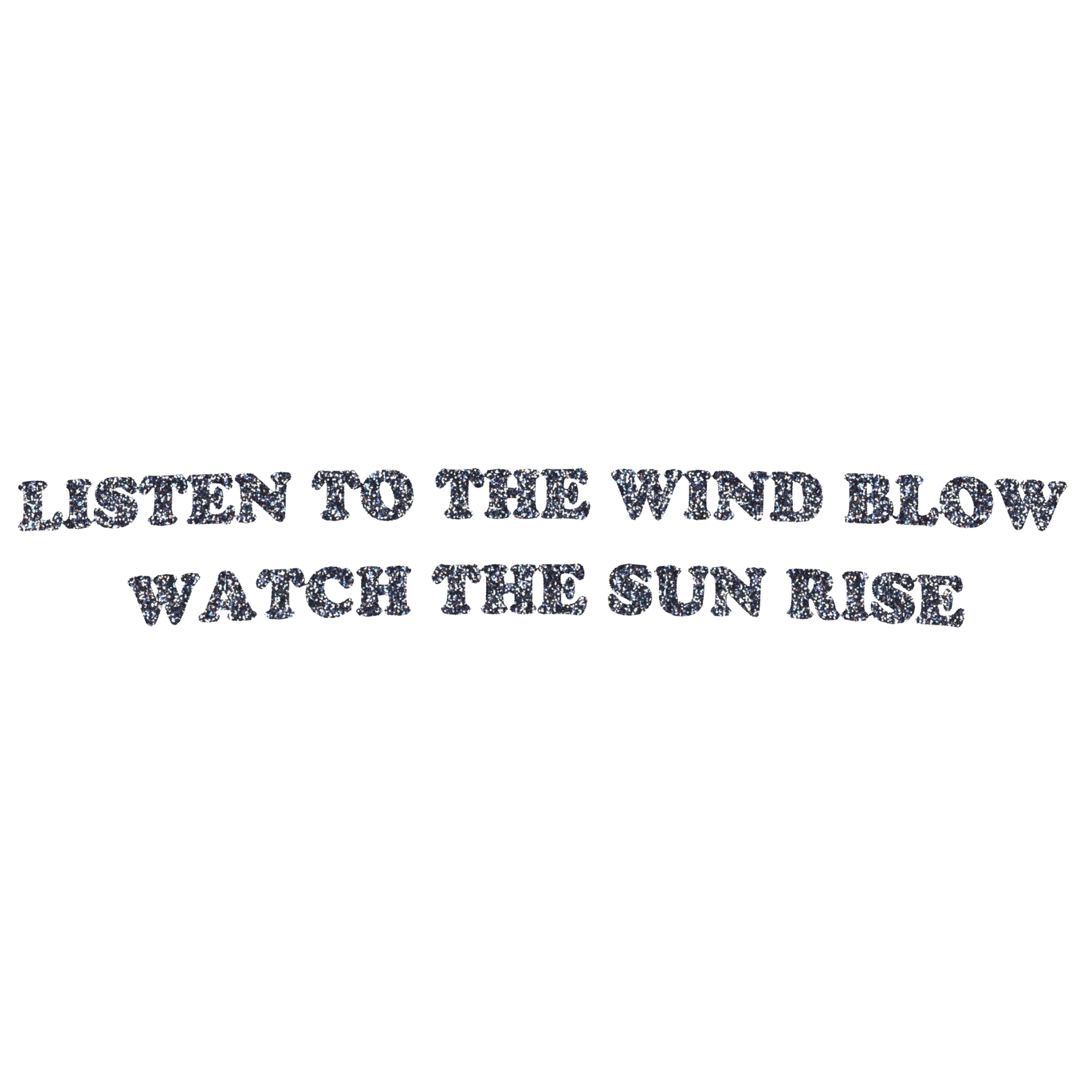 'LISTEN TO THE WIND BLOW WATCH THE SUN RISE' embroidered premium organic iconic unisex t-shirt - inspired by Fleetwood Mac