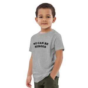 WE CAN BE HEROES Camiseta infantil de algodón orgánico estampada