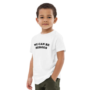 WE CAN BE HEROES Printed Organic Cotton Kids T-shirt