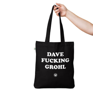 DAVE F*CKING GROHL 印花有机时尚手提包