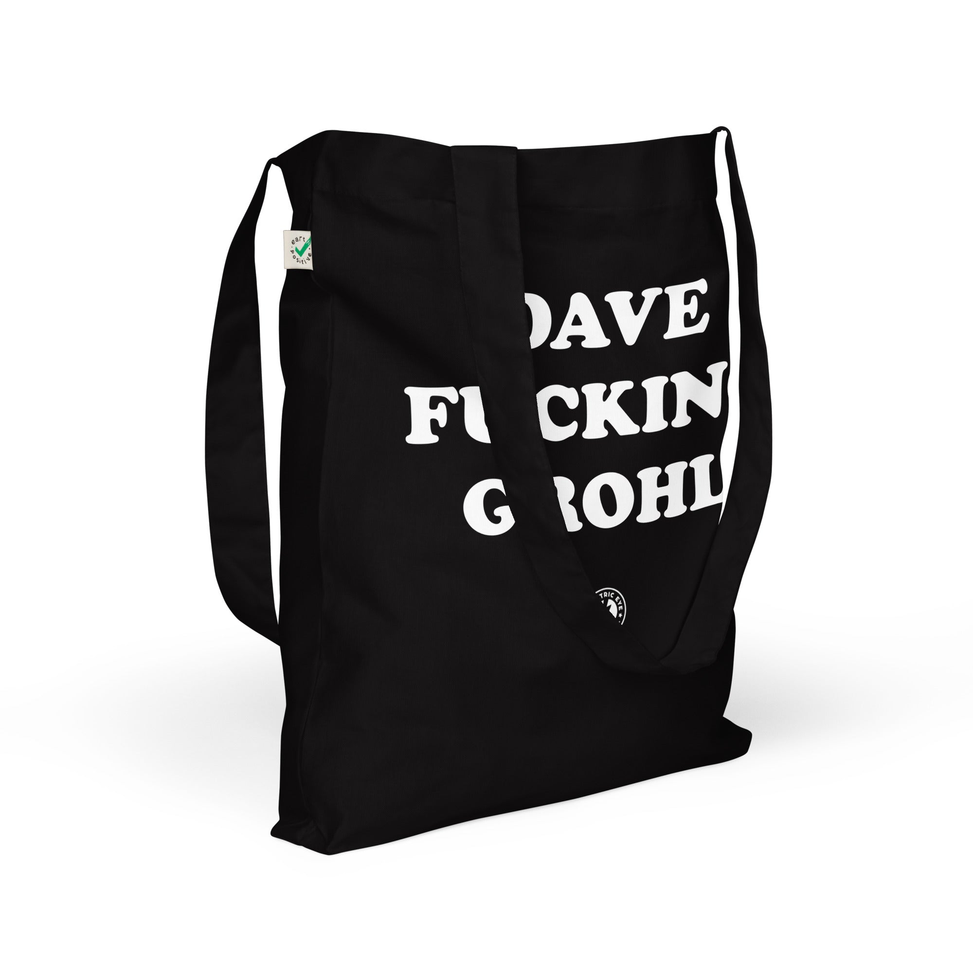 DAVE F*CKING GROHL Printed Organic fashion tote bag