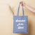 SEAMSTRESS FOR THE BAND Printed Organic Fashion Tote Bag