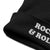 Rock & Roll Embroidered Organic ribbed knitted unisex beanie hat - white embroidery (more colours available)