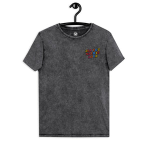 All You Need Is Love Retro Style Multicoloured Left Embroidered Vintage Style Aged Unisex T-Shirt