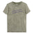AND THE STARS LOOK VERY DIFFERENT TODAY Embroidered Vintage Aged Denim Style Unisex T-Shirt (purple embroidery)