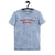 Taylor F cking Hawkins Embroidered Vintage Aged Denim Organic T-Shirt - Red Embroidery