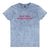 Love Will Tear Us Apart Premium Embroidered Vintage Aged Cotton T-Shirt - Pink Thread