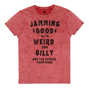 Jamming Good With Weird And Gilly Printed Vintage Styles Aged Unisex T-Shirt - Black Print