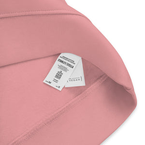 Sudadera unisex de algodón orgánico bordada en el pecho grande personalizada - elige tus propias letras (MÁS COLORES)