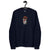 Bowie Pop Art Embroidered Unisex Organic Sweatshirt