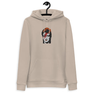 70's Bowie Pop Art Premium Embroidered Unisex essential organic hoodie