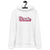 Bowie (famous doll font) Embroidered Unisex essential organic hoodie