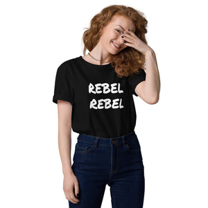 REBEL REBEL Printed Unisex Organic Cotton T-shirt