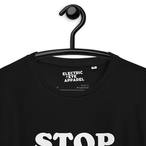 Debbie Harry Blondie Inspired 'Stop Fcking The Planet' Premium Quality Printed 100% Organic Cotton Unisex organic cotton t-shirt