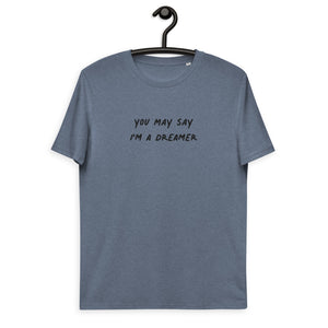 PUEDES DECIR QUE SOY DREAMER Camiseta bordada de algodón orgánico unisex
