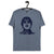 Vintage Style Liam Gallagher Wonderwall Pop Art Drawing Premium Printed Unisex soft organic cotton t-shirt - deep blue print