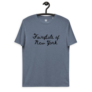 Fairytale of New York Printed Unisex organic cotton t-shirt