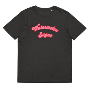 WATERMELON SUGAR Retro Style Printed Unisex Organic Cotton T-shirt