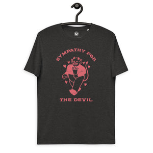 Sympathy For The Devil Vintage Graphic Printed Unisex organic cotton t-shirt
