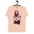 Vintage Style Taylor Hawkins Line Drawing Premium Printed Unisex soft organic cotton t-shirt (Deep Pink Print)