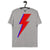 Vintage Style 70s Glam Bowie Bolt Premium Printed Unisex organic cotton t-shirt - red / blue bolt