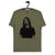 Vintage Style Dave Grohl Pop Art Line Drawing Premium Printed Unisex soft organic cotton t-shirt (black print)