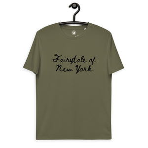 Fairytale of New York Printed Unisex organic cotton t-shirt