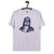 Unisex 90s Kurt Cobain Grunge Mono Line Art Premium Printed Organic Cotton T-shirt - deep blue print
