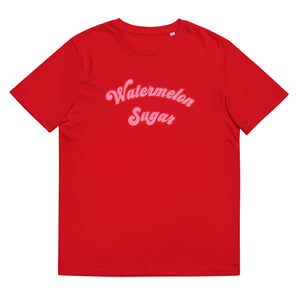 WATERMELON SUGAR 复古风格印花男女通用有机棉T恤