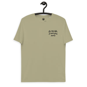 Charity - In My Life, I Love You More left chest embroidered unisex organic cotton t-shirt - profits go to Vicky McClure's Our Dementia Choir