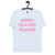 Ziggy Played Guitar Premium Printed Unisex organic cotton t-shirt - Pink Print