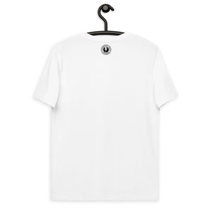 HASTA SALLY NUNCA FUE FELIZ Camiseta de algodón orgánico unisex bordada - texto negro