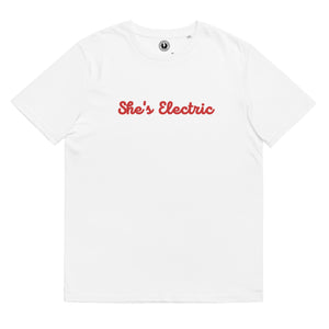 SHE'S ELECTRIC 印花男女通用有机棉 T 恤