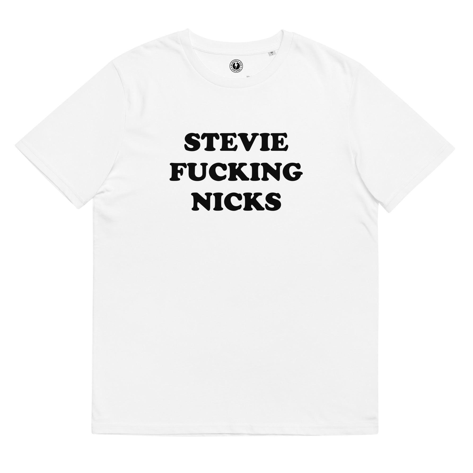 STEVIE F*CKING NICKS Printed Unisex Organic Cotton T-shirt