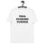 TINA F*CKING TURNER Camiseta estampada de algodón orgánico unisex (texto negro)