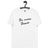 Camiseta Be More Bowie 80s Style Bordada Unisex de algodón orgánico - Hilo negro