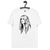 Stevie Nicks Mono Line Art Printed Unisex organic cotton t-shirt