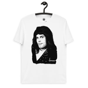 Vintage Style 70's Freddie Mercury Queen Pop Art Premium Printed Unisex organic cotton t-shirt