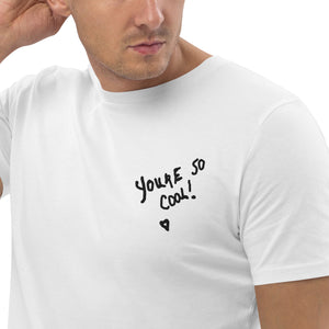 You're So Cool Premium Left Chest Embroidered Unisex organic cotton t-shirt - Inspired by True Romance