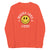 90s Inspired 'Where Love Lives' Smiley Lyric Premium Printed Unisex organic raglan sweatshirt