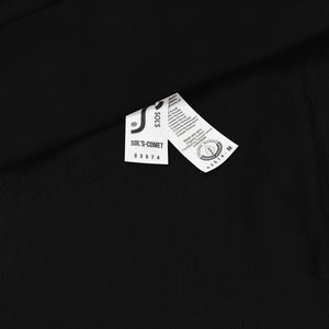 Bowie Fame Era - Premium Embroidered Unisex organic sweatshirt - Yellow Embroidery