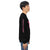Bowie Inspired Star Print Sweatshirt With Lyric Sleeves Unisex organic sweatshirt - Pink Print