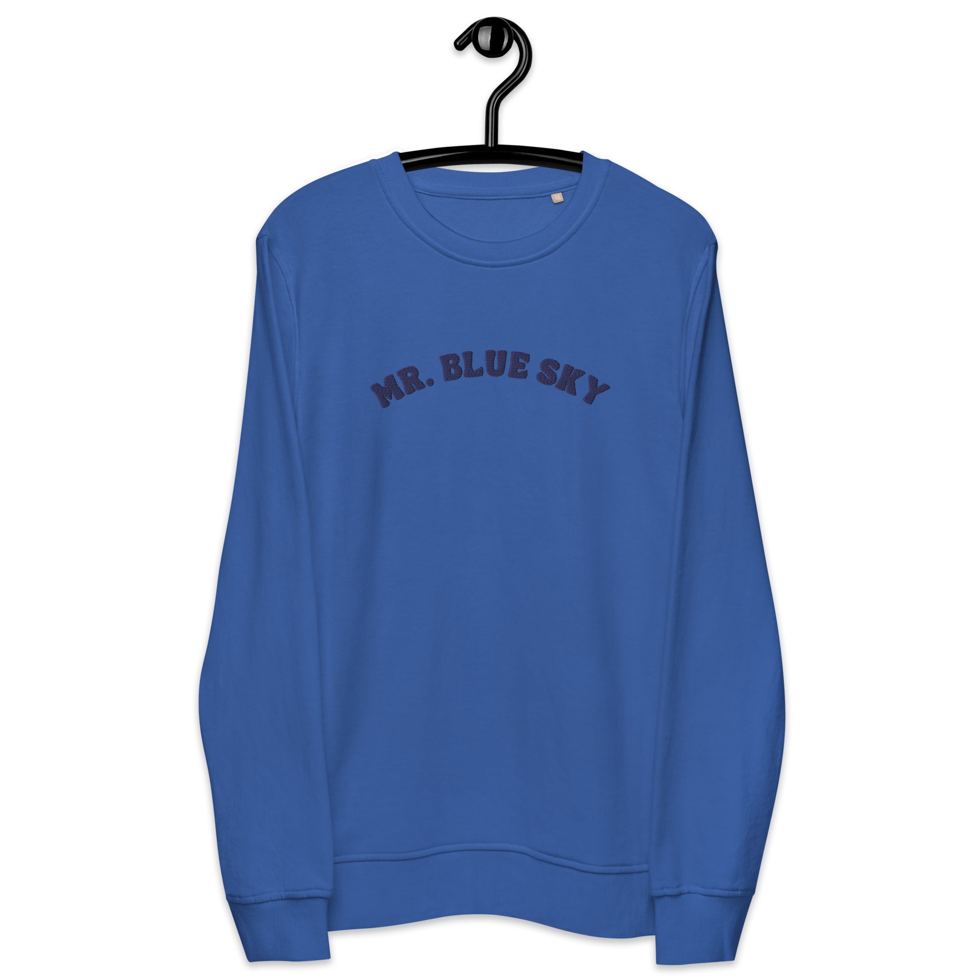 MR BLUE SKY 刺绣复古风格男女通用有机棉卫衣