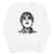 Vintage Style Liam Gallagher Wonderwall Pop Art Line Drawing Premium Printed Unisex soft organic cotton sweatshirt - black print