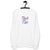 Purple Rain - 80's Style Premium Embroidered Unisex organic sweatshirt