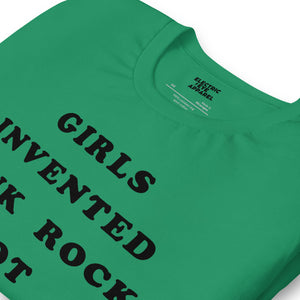 Kim Gordon Sonic Youth 90s Grunge Inspired 'Girls Invented Punk Rock Not England' Premium Quality Printed Unisex t-shirt