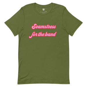 SEAMSTRESS FOR THE BAND 复古 70 年代印花男女通用 T 恤