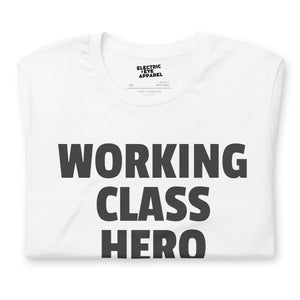 John Lennon Inspired Premium Quality Vintage 70s Style Printed 'Working Class Hero' 100% Cotton Unisex t-shirt