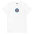 60s Style Mod Blue Red White Target Embroidered Unisex t-shirt